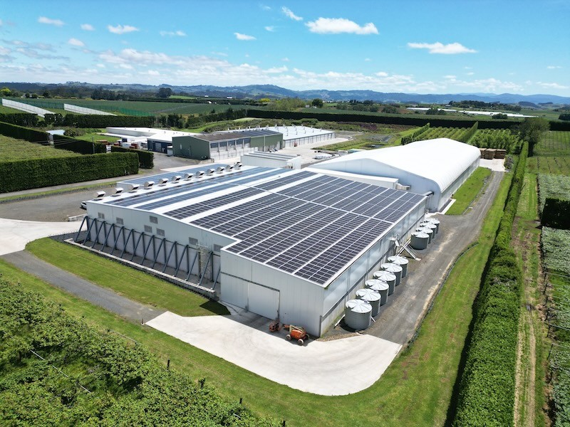 Mercer Mushrooms farm Aerial View